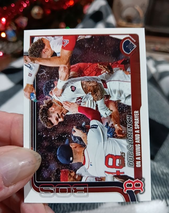 2025 Topps Series 1 #312 Dub & Drench Boston Red Sox — front