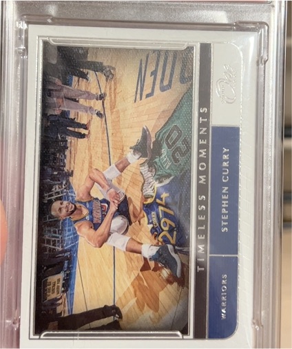 2019-20 Panini One and One Timeless Moments #TM-1 Stephen Curry — front