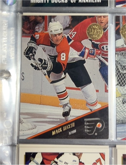 1993-94 Leaf Philadelphia Flyers #205 Mark Recchi — front