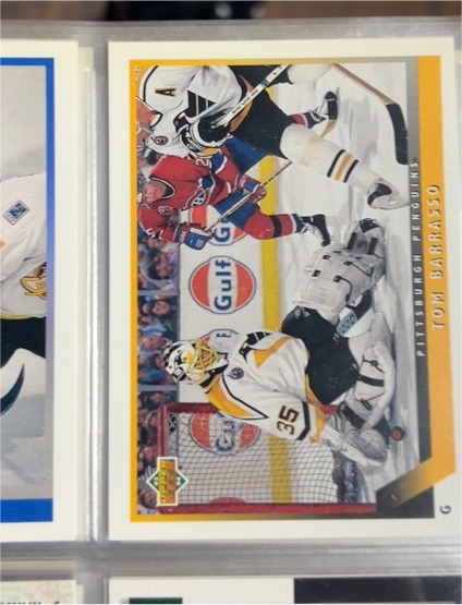 1993-94 Upper Deck #45 Tom Barrasso — front