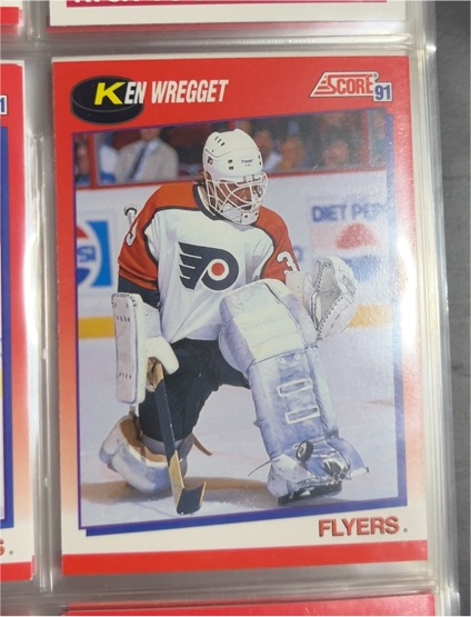 1991-92 Score #141 Ken Wregget — front