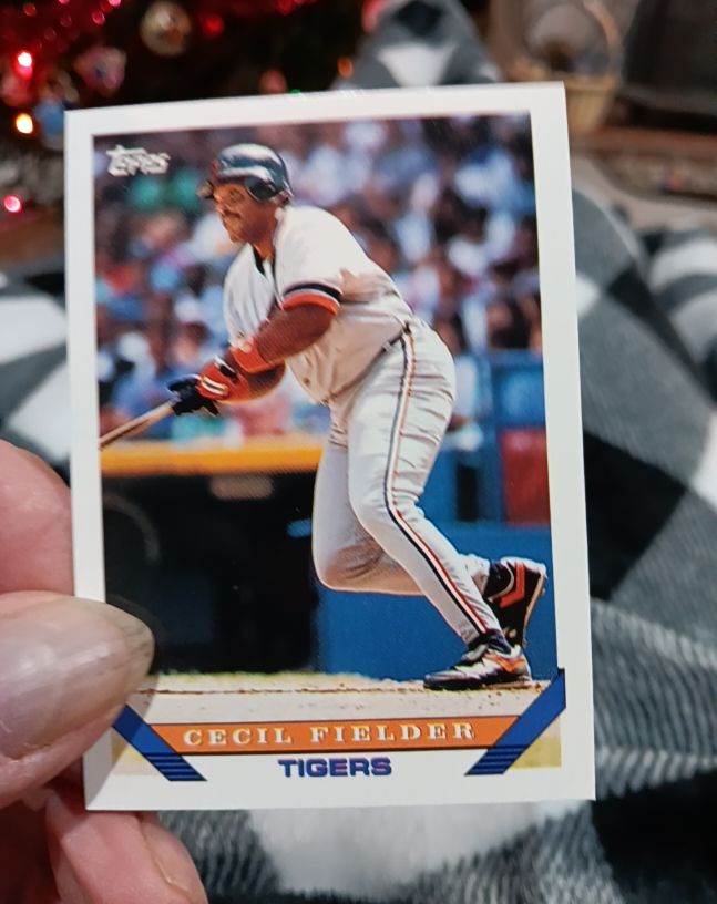 1993 Topps #80 Cecil Fielder — front