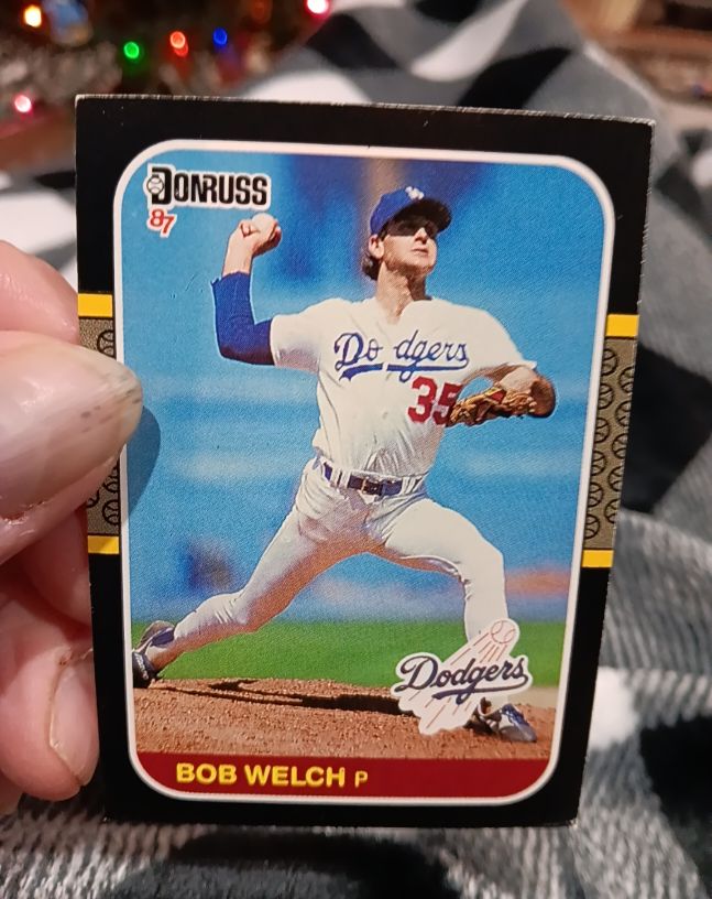 1987 Donruss #475 Bob Welch — front