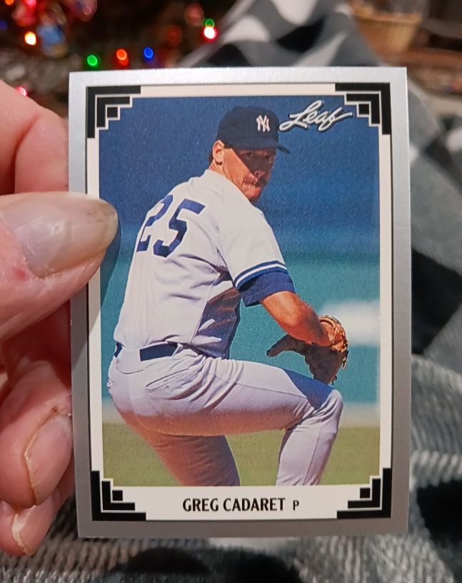 1991 Leaf #415 Greg Cadaret — front