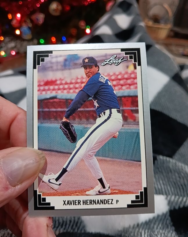 1991 Leaf #462 Xavier Hernandez — front