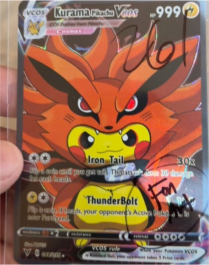 2023 VCOS Kurama Pikachu P53 — front