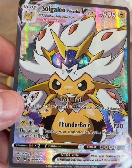 2023 Custom Fan Art #039 Solgaleo Pikachu — front