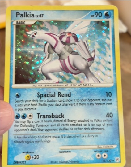 2007 Pokemon Diamond & Pearl #11 Palkia — front