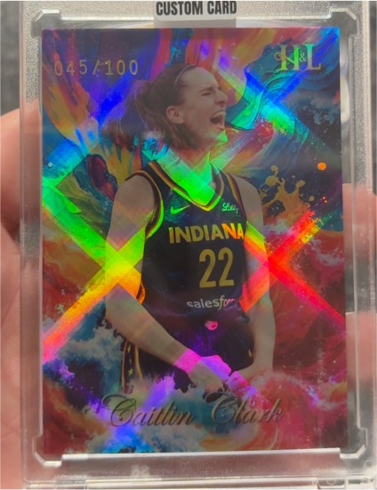 2024 Custom #045/100 Caitlin Clark — front