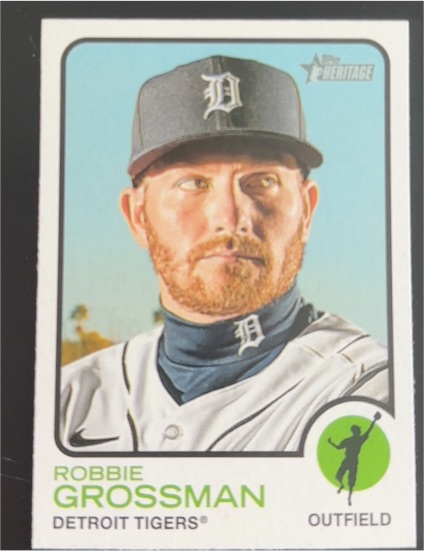 2022 Topps Heritage #58 Robbie Grossman — front