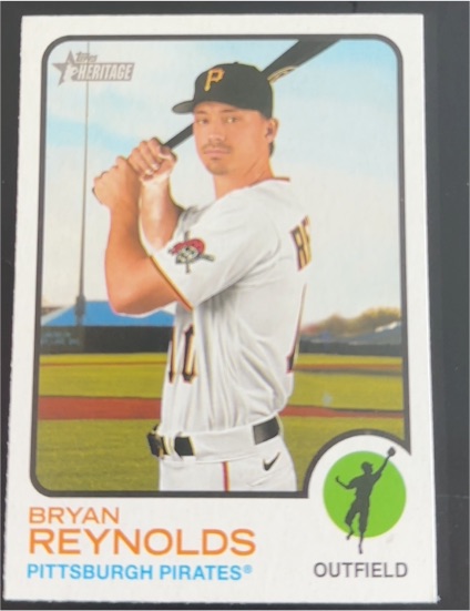 2022 Topps Heritage #372 Bryan Reynolds — front