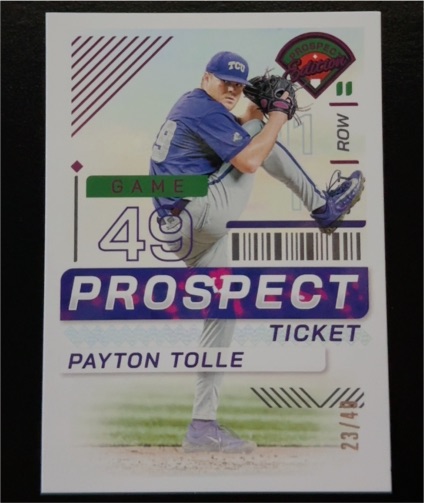 2024 Panini Prospect Edition #49 Payton Tolle Prospect Ticket — front