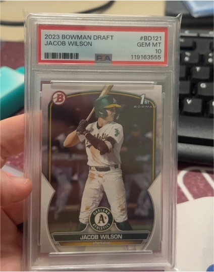 2023 Bowman Draft #BD-121 Jacob Wilson — front