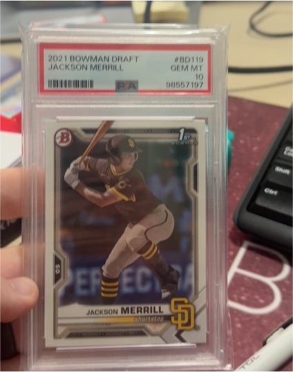 2021 Bowman Draft #BD119 Jackson Merrill — front