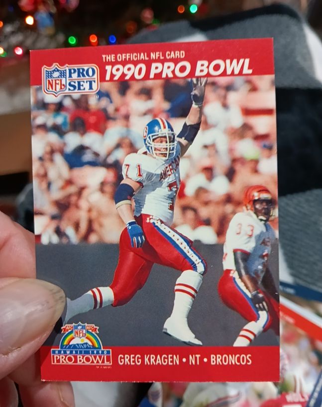 1990 Pro Set #348 Greg Kragen — front
