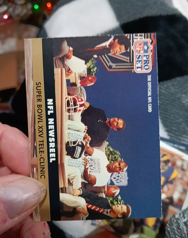 1991 Pro Set #349 Super Bowl XXV Tele-Clinic — front