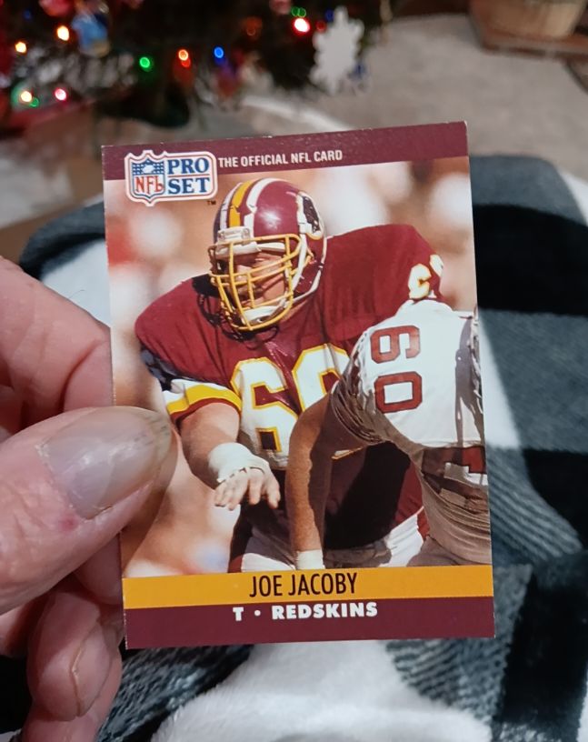 1990 Pro Set #664 Joe Jacoby — front
