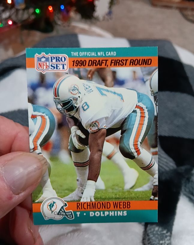 1990 Pro Set #677 Richmond Webb — front