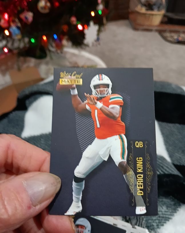 2021 Wild Card Matte #MB-68 D'Eriq King — front