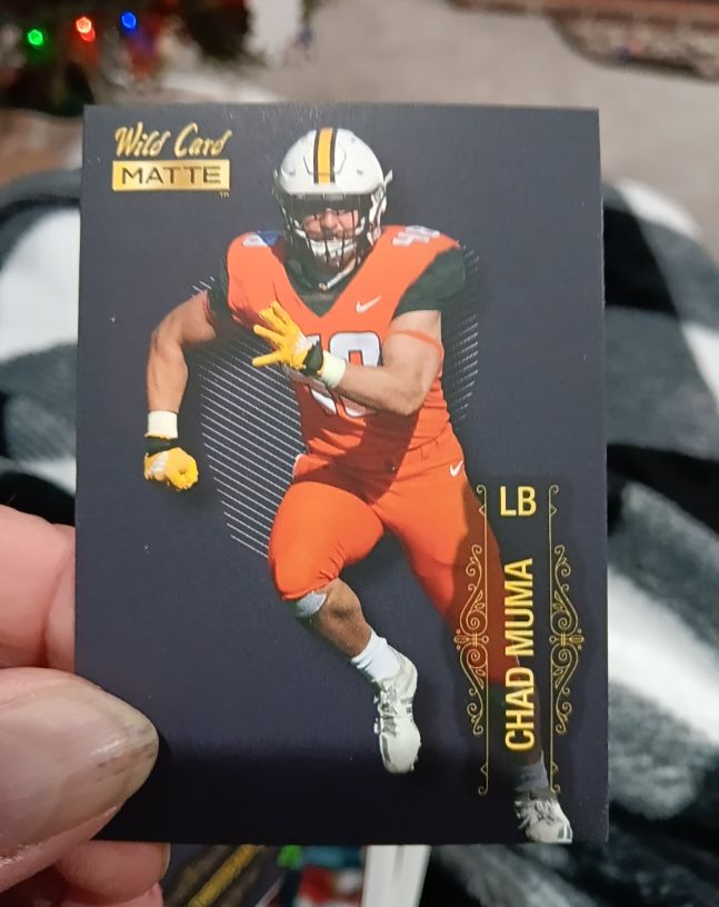 2022 Wild Card Matte #MB-119 Chad Muma — front