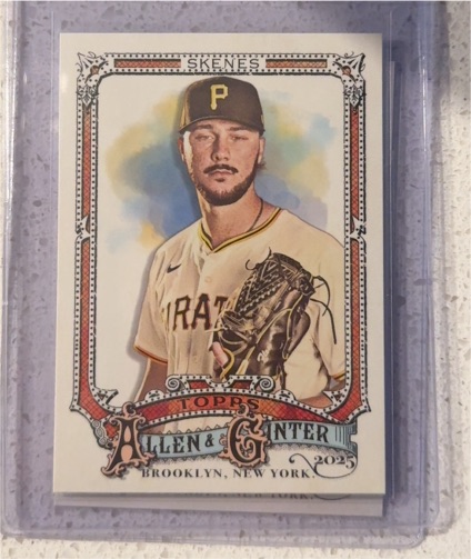 2025 Topps Allen & Ginter #128 Paul Skenes — front