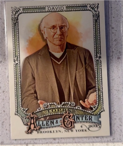 2025 Topps Allen & Ginter #184 Larry David — front