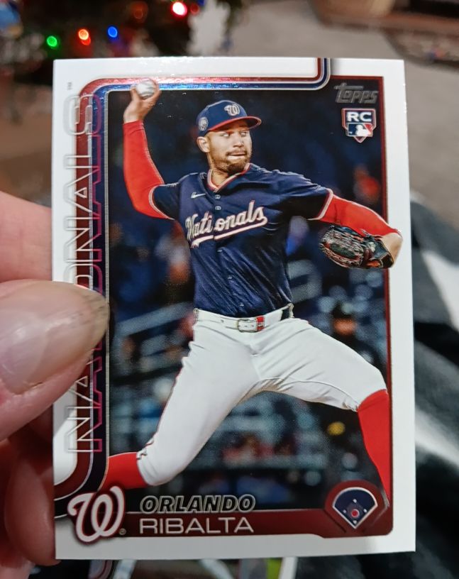 2025 Topps Update #US203 Orlando Ribalta — front