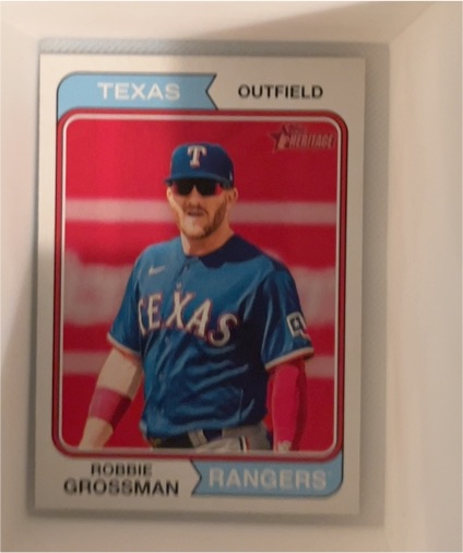 2023 Topps Heritage High Number #600 Robbie Grossman — front