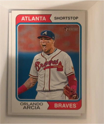 2023 Topps Heritage #580 Orlando Arcia — front