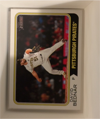 2023 Topps Heritage #547 David Bednar — front