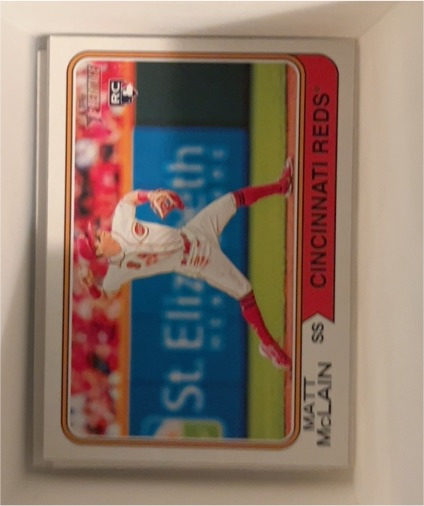 2023 Topps Heritage #578 Matt McLain RC — front