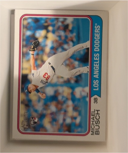 2023 Topps Heritage #520 Michael Busch — front