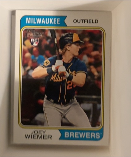 2023 Topps Heritage #636 Joey Wiemer — front