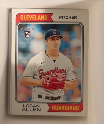 2023 Topps Heritage #565 Logan Allen — front