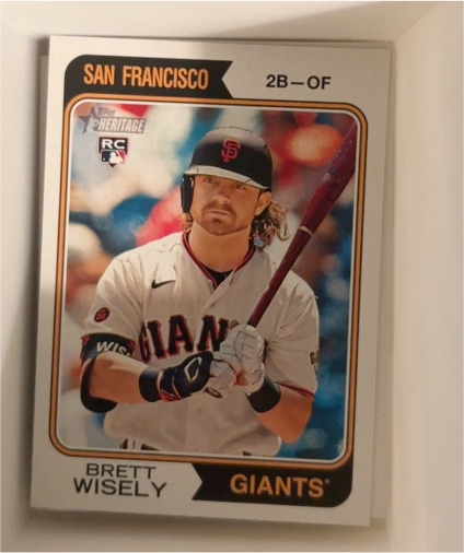 2023 Topps Heritage High Number #679 Brett Wisely — front