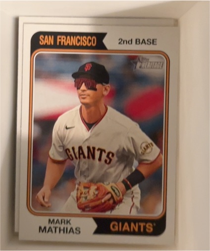 2023 Topps Heritage High Number #528 Mark Mathias — front