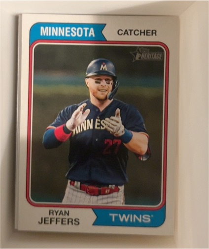 2023 Topps Heritage #659 Ryan Jeffers — front