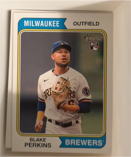 2023 Topps Heritage High Number #522 Blake Perkins — front