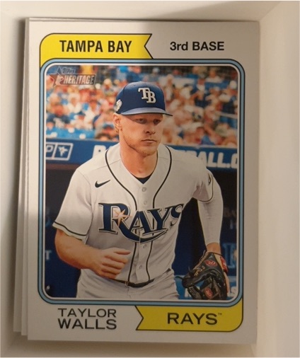 2023 Topps Heritage #626 Taylor Walls — front