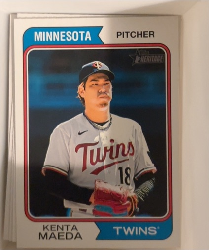2023 Topps Heritage High Number #536 Kenta Maeda — front