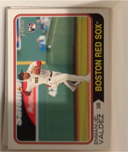 2023 Topps Heritage #631 Enmanuel Valdez — front