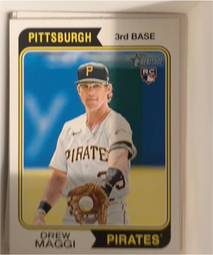 2023 Topps Heritage High Number #601 Drew Maggi — front