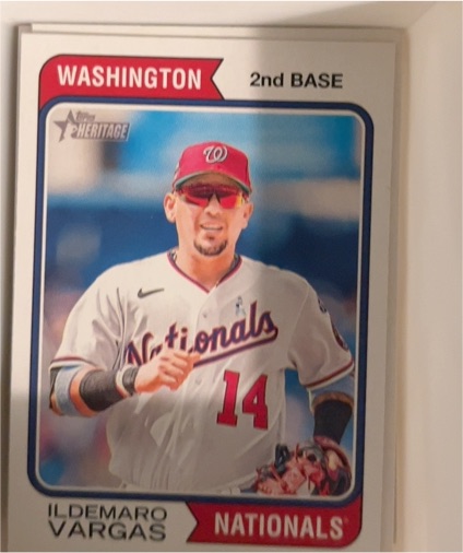 2023 Topps Heritage #657 Ildemaro Vargas — front