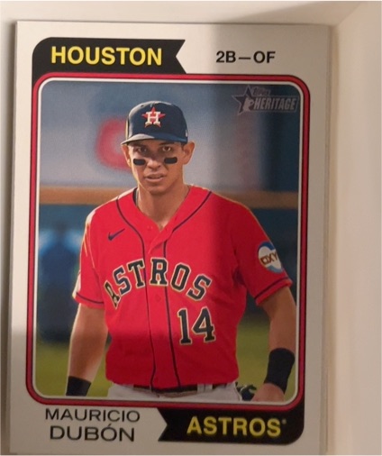 2023 Topps Heritage #653 Mauricio Dubón — front