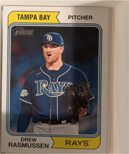 2023 Topps Heritage #531 Drew Rasmussen — front