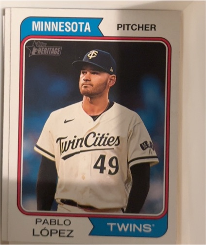 2023 Topps Heritage High Number #617 Pablo López — front