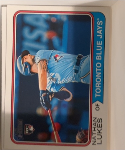 2023 Topps Heritage #667 Nathan Lukes — front