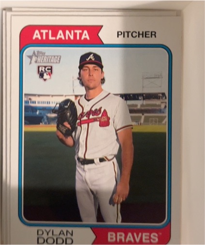 2023 Topps Heritage High Number #650 Dylan Dodd — front