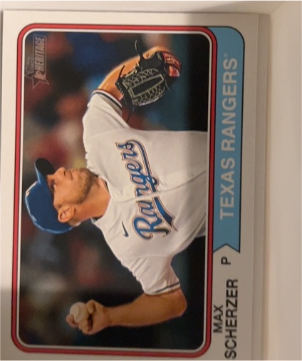 2023 Topps Heritage #640 Max Scherzer — front
