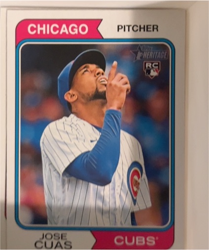 2023 Topps Heritage #553 Jose Cuas — front
